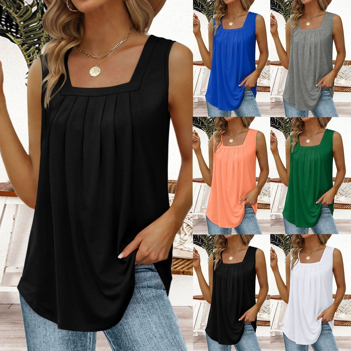 Damen l Ärmelloses Top