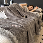 Plüsch‑Wohndecke aus Polyester – Verschiedene Größen