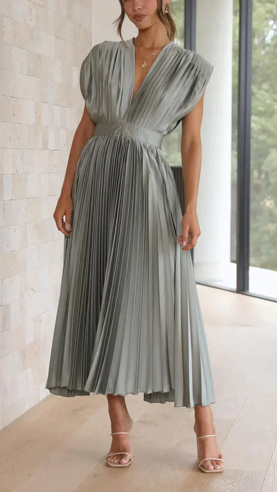 Alexandra | Elegantes Sexy Plissee-Kleid