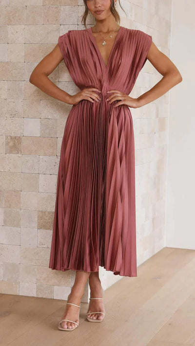 Alexandra | Elegantes Sexy Plissee-Kleid
