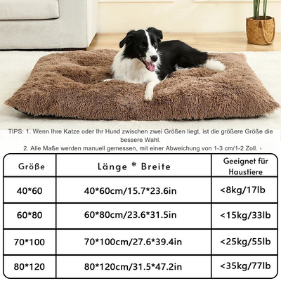 Lunanest | weiches plüsch-hundebett mit wohlfühlfaktor
