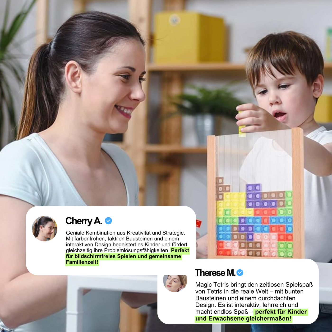 Ecoblock tetris board | nachhaltiges holzpuzzle für kinder & erwachsene