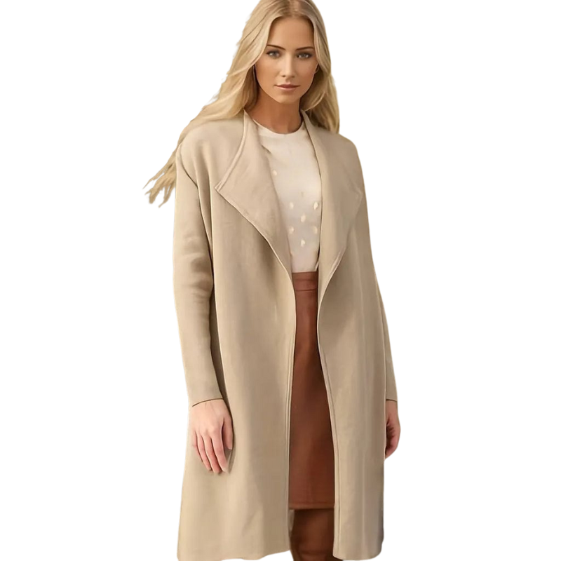 Damen Mantel – Mittellanger Warmer Mantel Für Herbst Und Winter