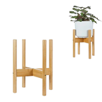 Holz Pflanzenständer | Vielseitiges Pflanzenregal Für Wohnzimmer, Balkon & Garten