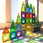 GlowTiles – Magnetisches leuchtendes Bauset 69-Teilig