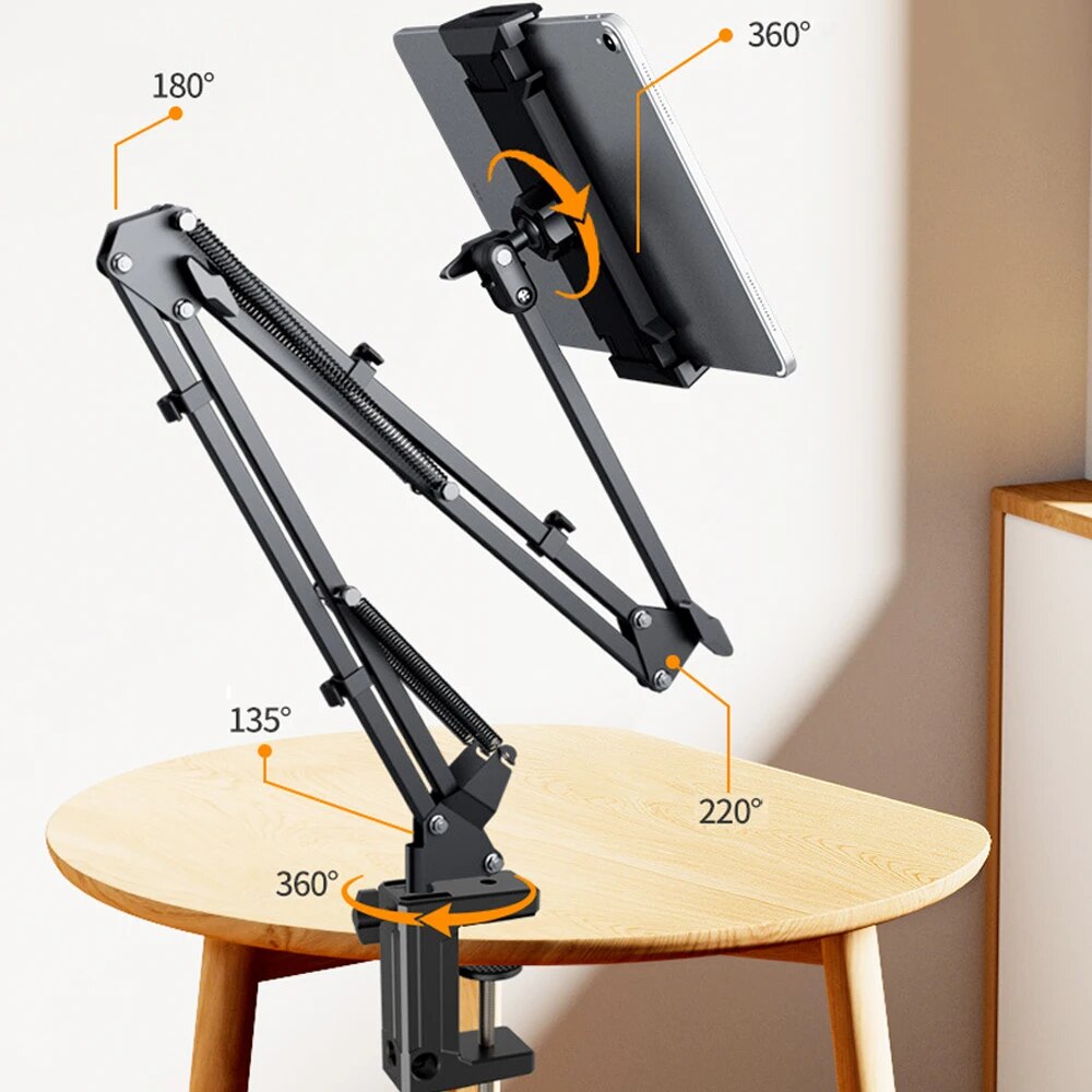 Tablet-halterung | flexiMount – 360° drehbar – verstellbare halterung