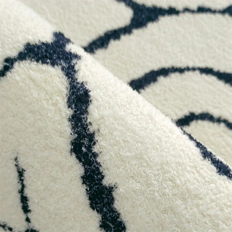 Welligem Teppich | Modernes Abstraktes Design Für Stilvolle Einrichtung