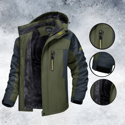 Winddichte Herren Outdoorjacke – Funktionale Übergangsjacke Mit Kapuze