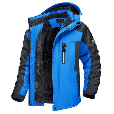 Winddichte Herren Outdoorjacke – Funktionale Übergangsjacke Mit Kapuze