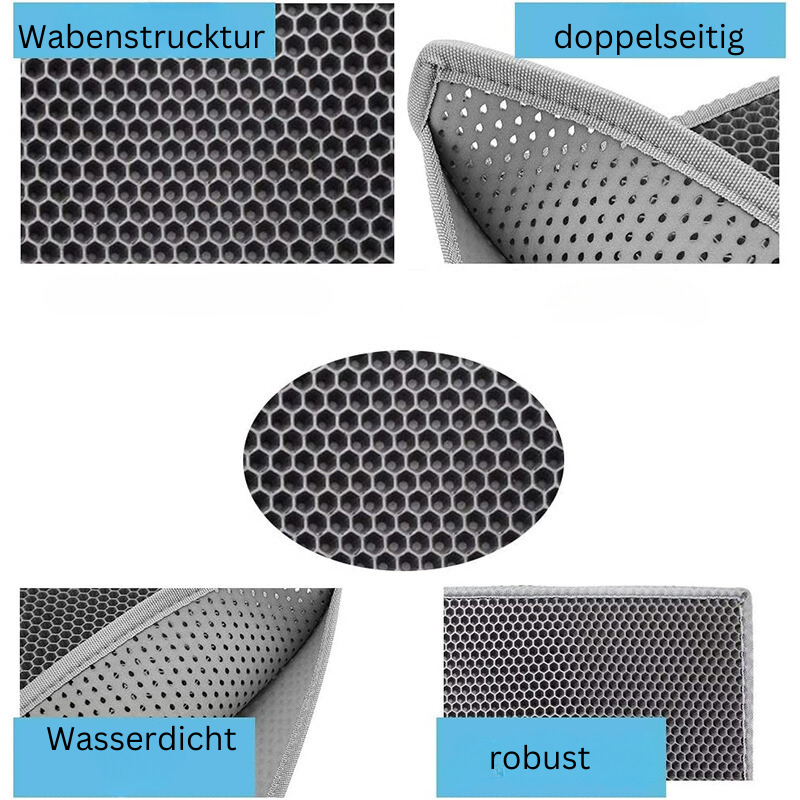 PawGuard | Rutschfeste Katzenstreumatte aus hochwertigem Material
