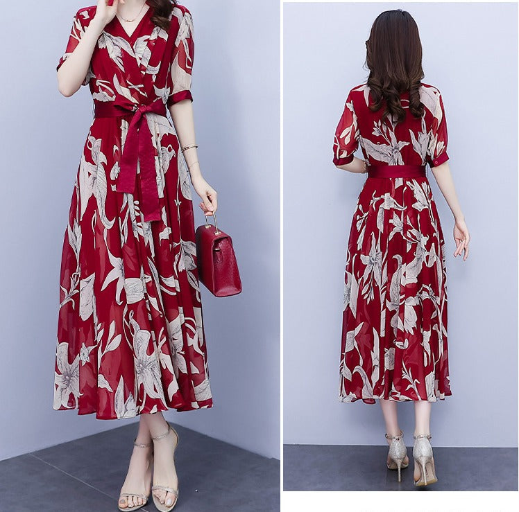 Theffanie's | maxikleid mit v-ausschnitt