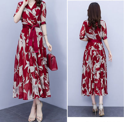 Theffanie's | maxikleid mit v-ausschnitt