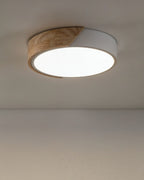 Jan LED-Deckenleuchte – Holz und Eisen, CCT Einstellbar, Ø23–40 cm, 220–240V