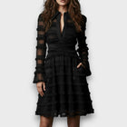 Parisa – Damen Midi Kleid mit Muster
