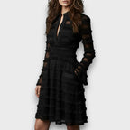 Parisa – Damen Midi Kleid mit Muster