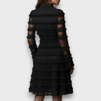 Parisa – Damen Midi Kleid mit Muster