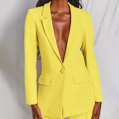 Eleganter l Blazer und Hosenset