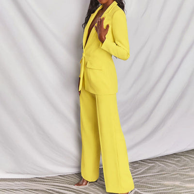 Eleganter l Blazer und Hosenset
