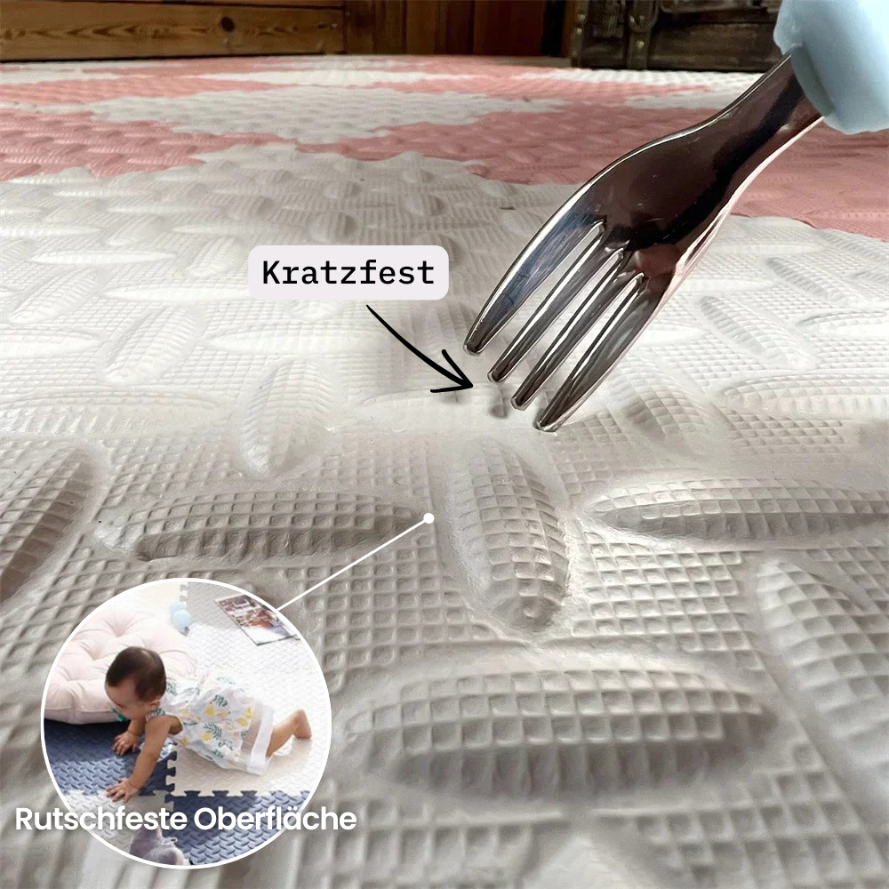 Cushioplay baby mat | weiche & sichere spielmatte für babys & kleinkinder