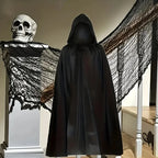 Kapuzenumhang Polyester Baumwolle | Bodenlanger Kostümumhang | Integrierte Kapuze für Halloween, Cosplay & Themenpartys | Schmid
