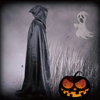 Kapuzenumhang Polyester Baumwolle | Bodenlanger Kostümumhang | Integrierte Kapuze für Halloween, Cosplay & Themenpartys | Schmid