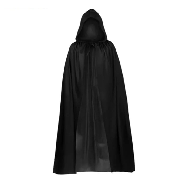 Kapuzenumhang Polyester Baumwolle | Bodenlanger Kostümumhang | Integrierte Kapuze für Halloween, Cosplay & Themenpartys | Schmid