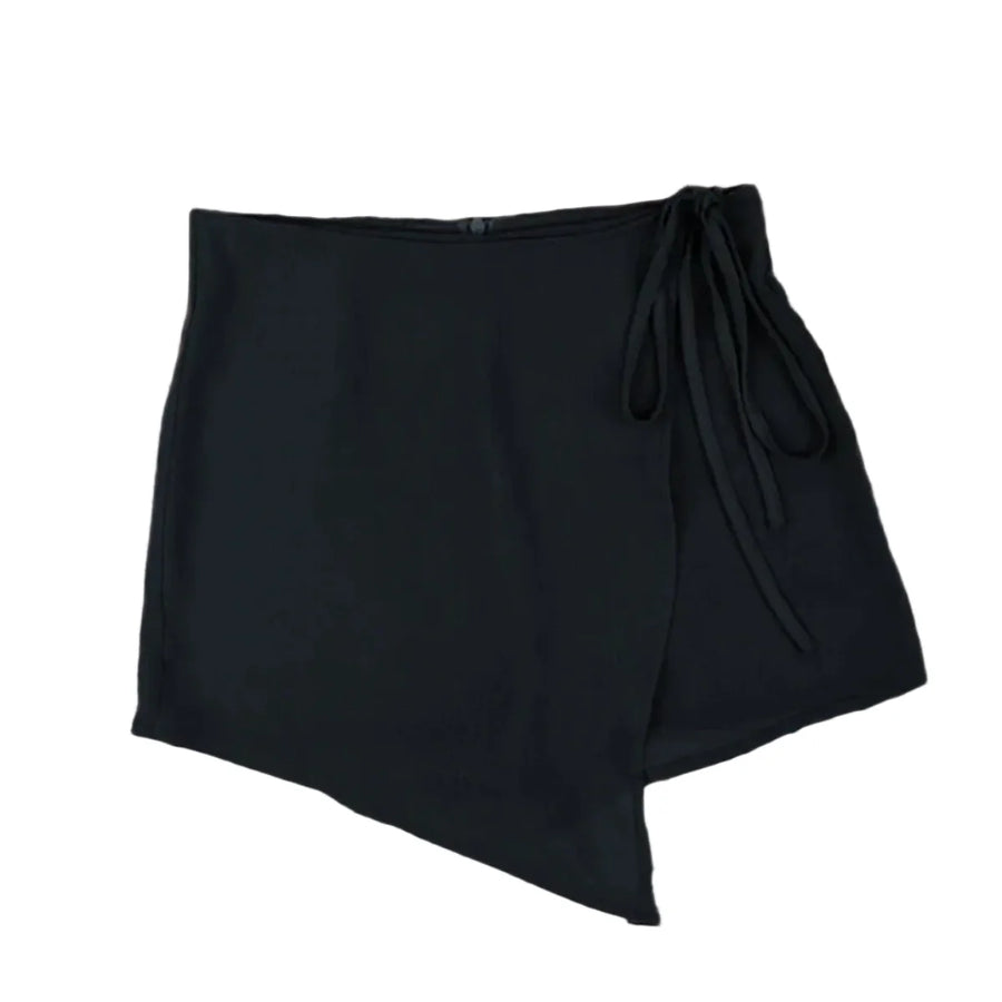 Damen Skort aus Polyester | Skort mit Hoher Taille und Integrierter Shorts | Alltag und Freizeit | Schmid