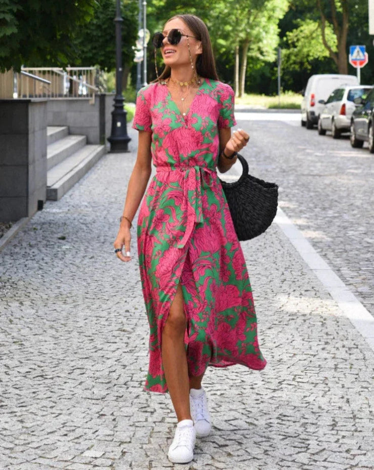 Linda | sommerkleid mit blumenmuster