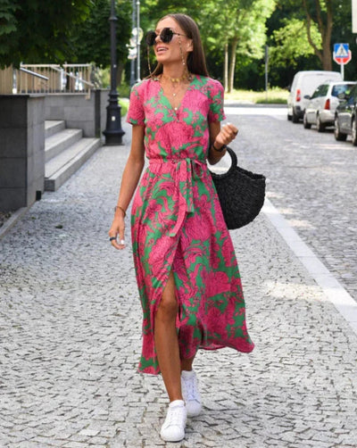 Linda | sommerkleid mit blumenmuster