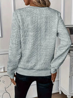 Amy - Sweater mit Reißverschluss und Stehkragen