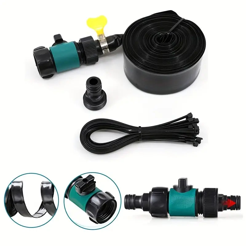 Universelles Trampolin-Sprinklersystem – PVC-Schlauch mit Sprühdüsen