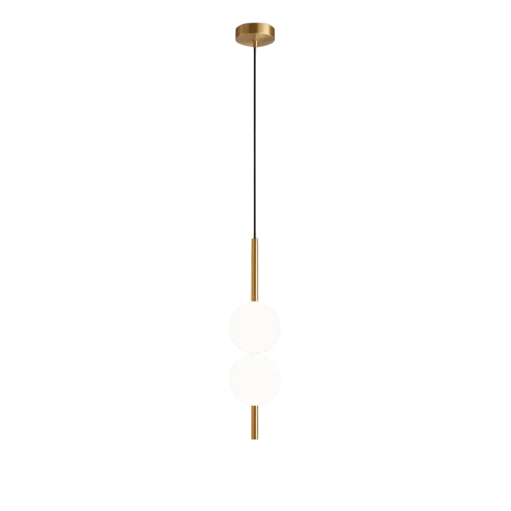 Pendelleuchte – Metall und Glas, LED, 90–260V, Kabellänge bis 1,2 m