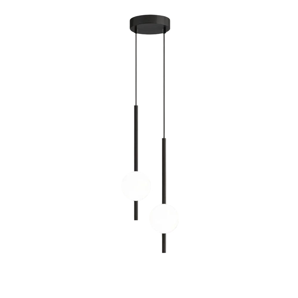 Pendelleuchte – Metall und Glas, LED, 90–260V, Kabellänge bis 1,2 m