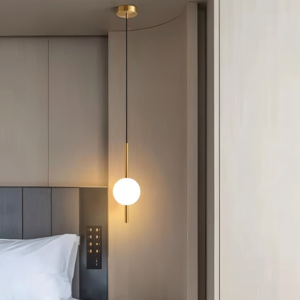 Pendelleuchte – Metall und Glas, LED, 90–260V, Kabellänge bis 1,2 m