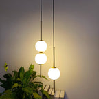 Pendelleuchte – Metall und Glas, LED, 90–260V, Kabellänge bis 1,2 m