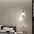 Pendelleuchte – Metall und Glas, LED, 90–260V, Kabellänge bis 1,2 m
