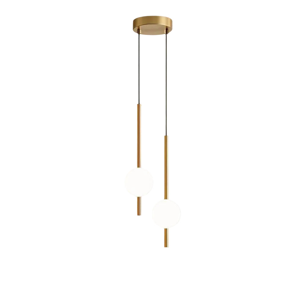 Pendelleuchte – Metall und Glas, LED, 90–260V, Kabellänge bis 1,2 m