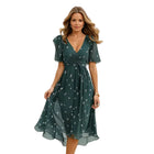 Annegret - V-Ausschnitt Sommerkleid für Damen