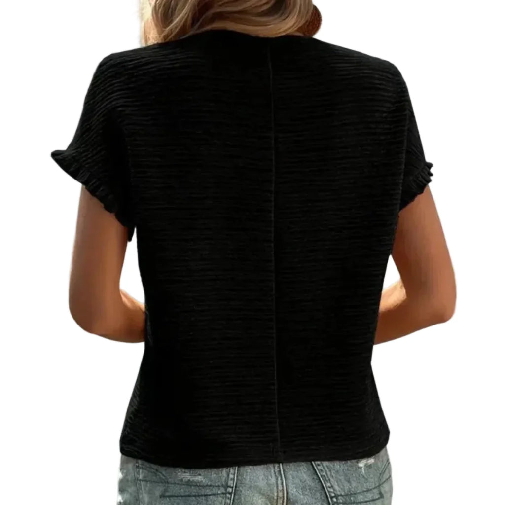 Damen T-Shirt I Baumwolle | Regular Fit T-Shirt mit Rundhals für den Alltag | Sommerbasis | Schmid