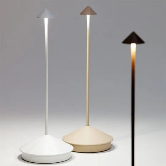 Kabellose LED‑Tischlampe mit USB‑Aufladung und Dimmbarer Beleuchtung