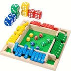 Shut The Box – Holzbrett-Würfelspiel