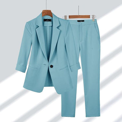 Blazer Und Hose Ensemble SophiaSet | Elegantes Damen Set Für Büro Und Events