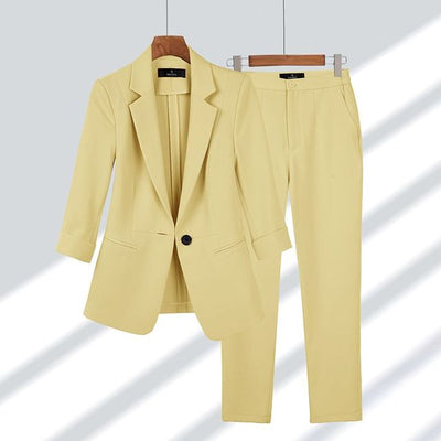 Blazer Und Hose Ensemble SophiaSet | Elegantes Damen Set Für Büro Und Events
