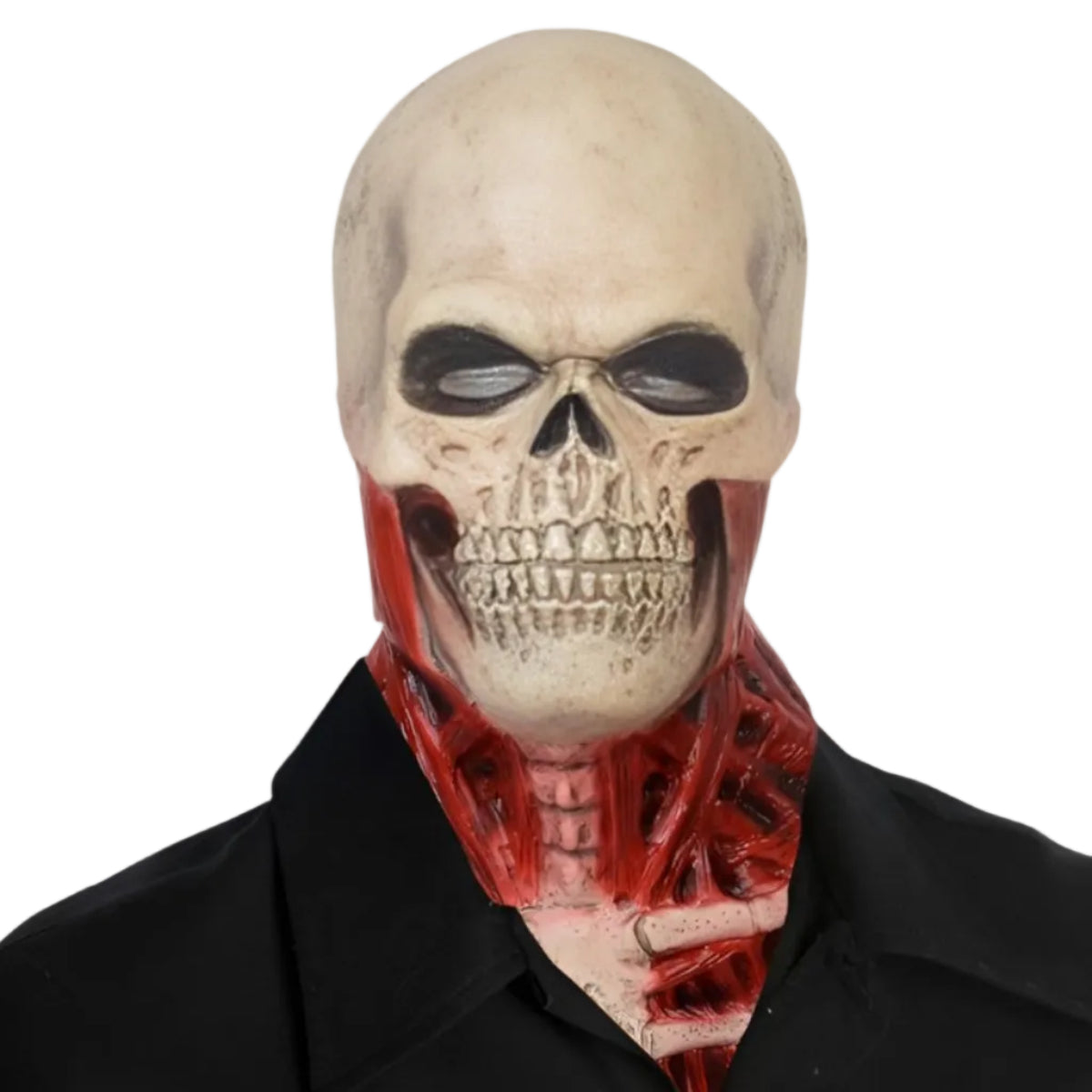 Totenkopf Vollgesichtsmaske | Halloween Kostümmaske mit Bluteffekt | Schädel Design für Halloween, Cosplay & Themenpartys | Schmid