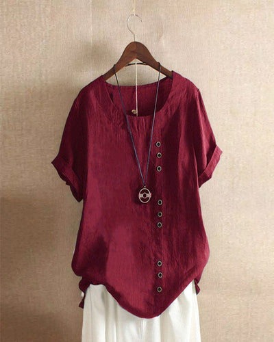 Damen l Kurzarm-Bluse