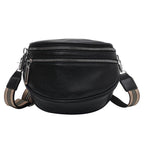 Damen Schultertasche | Verstellbarer Riemen & Mehrere Fächer | Handfreie Tasche für Alltag, Reisen & Festivals | Schmid