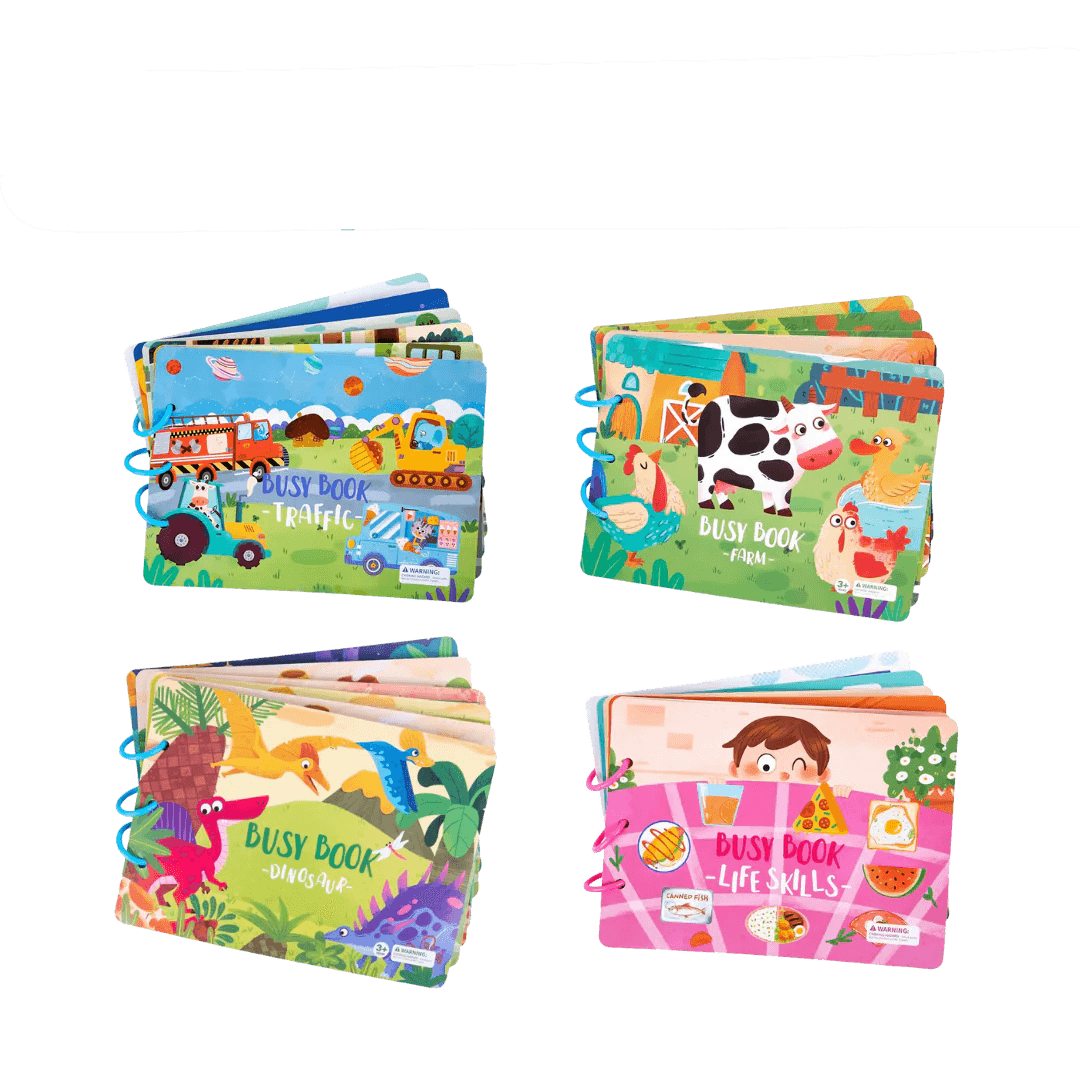 BusyBook – interaktives Aktivitäten‑Buch für Kinder
