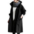 Damen Trenchcoat aus Baumwolle und Polyester | Oversize Langarm Mantel mit Seitentaschen | Alltag und Freizeit | Schmid