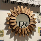 FloralReflect | Bohemian Stil Dekorative Wandspiegel
