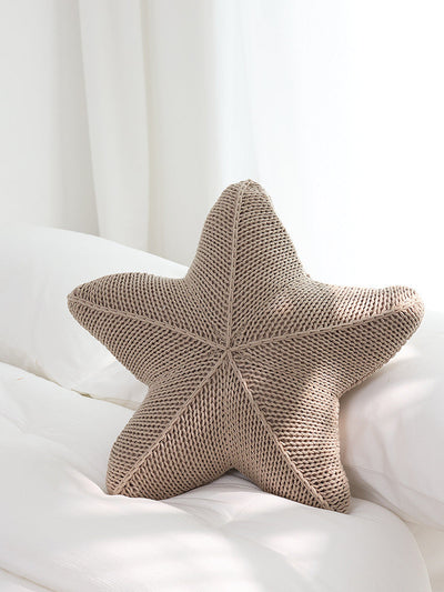 Stern | handgestricktes kissen